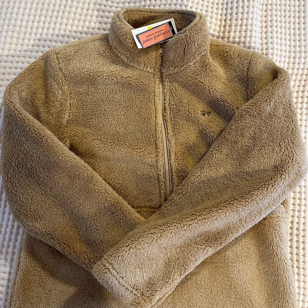 Womens Vineyard Vines Sherpa Pullover
